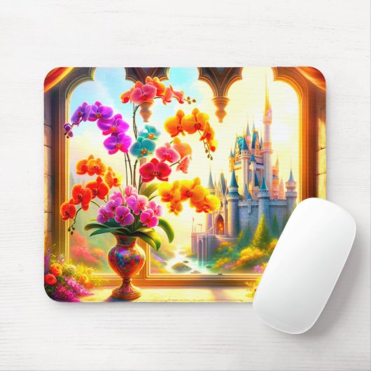 Orchideen Mousepad (Mit Mouse)