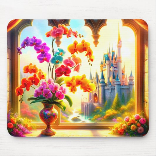 Orchideen Mousepad (Vorne)