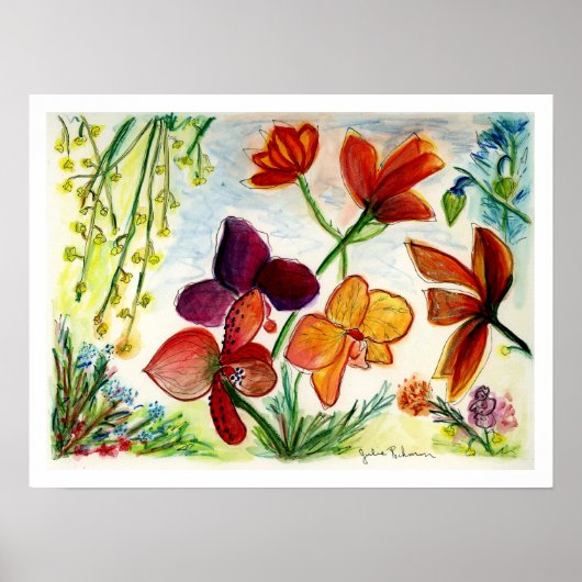 Orchideen Nr. 36 Poster (Vorne)
