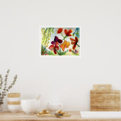 Orchideen Nr. 36 Poster (Küche)