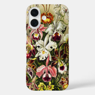 Orchideen, Orchideae Denusblumen Ernst Haeckel iPhone 16 Hülle