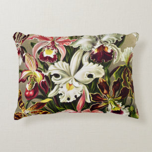 Orchideen, Orchideae Denusblumen Ernst Haeckel Dekokissen