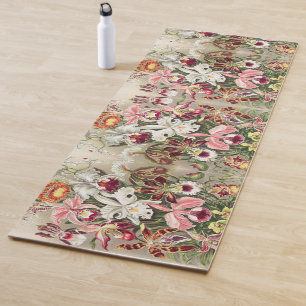 Orchideen, Orchideae Denusblumen von Ernst Haeckel Yogamatte