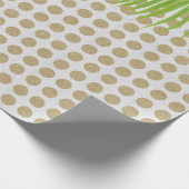 Orchideen-Packpapier Geschenkpapier (Ecke)