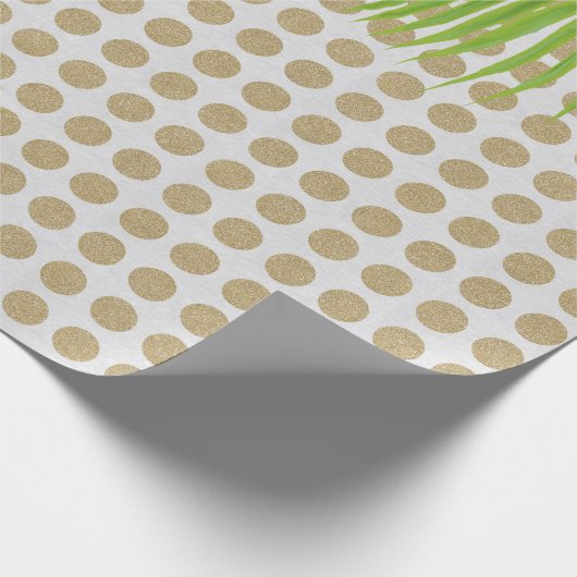 Orchideen-Packpapier Geschenkpapier (Ecke)