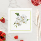 Orchideen-Papier-Servietten Serviette (Beispiel)