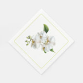 Orchideen-Papier-Servietten Serviette (Ecke)