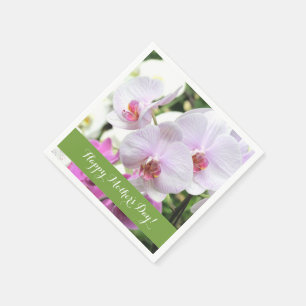 Orchideen-Papierservietten Serviette