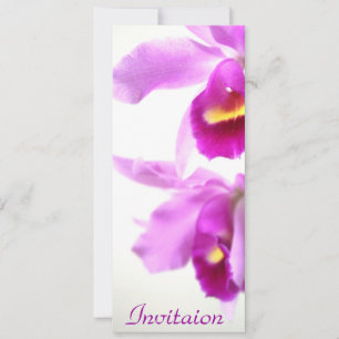 Orchideen/ Personalisierte Einladungen für jeden A