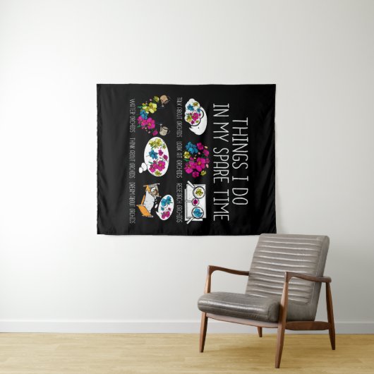 Orchideen Pflanze Lover Houseplant Florist Gartenb Wandteppich (Beispiel (Horizontal))