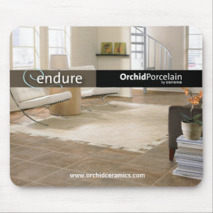 Orchideen-Porzellan-Mausunterlage - halten Sie Mousepad