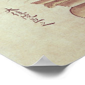 Orchideen Poster (Ecke)