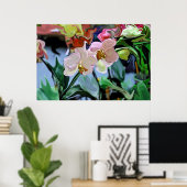 Orchideen Poster (Heimbüro)