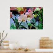 Orchideen Poster (Küche)