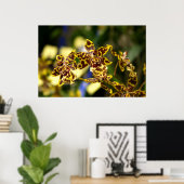 Orchideen Poster (Heimbüro)