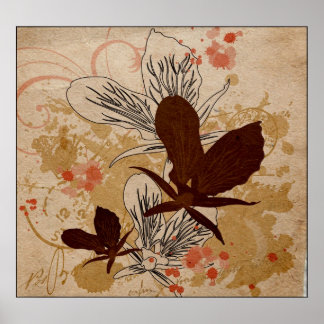 Orchideen Poster