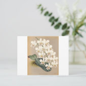 Orchideen Postkarte (Stehend Vorderseite)