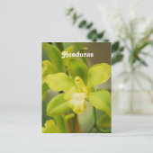 Orchideen Postkarte (Stehend Vorderseite)