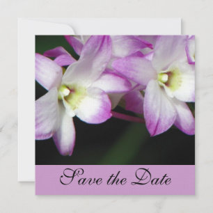 Orchideen-Rettungsdatum-Einladung Save The Date