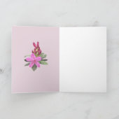 Orchideen-Rhododendron Knospe-fertigen jede Karte (Innenseite)