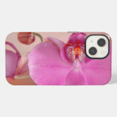 Orchideen, Rosa, Blume iPhone Hülle (Rückseite (Horizontal))