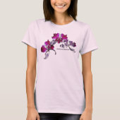 Orchideen-Rosa T-Shirt (Vorderseite)