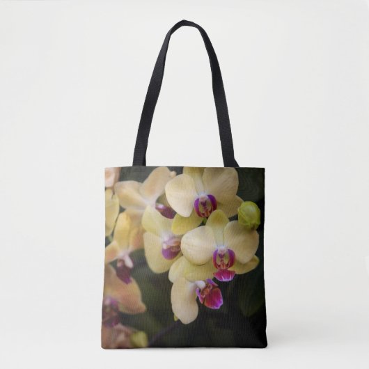 Orchideen, rosa und gelb tasche (Vorderseite)