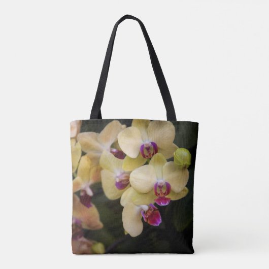 Orchideen, rosa und gelb tasche (Rückseite)