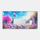 Orchideen Schreibtischunterlage (Tastatur & Maus)