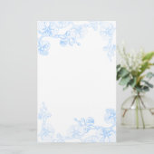 Orchideen-Schreibwaren Briefpapier (Stehend Vorderseite)