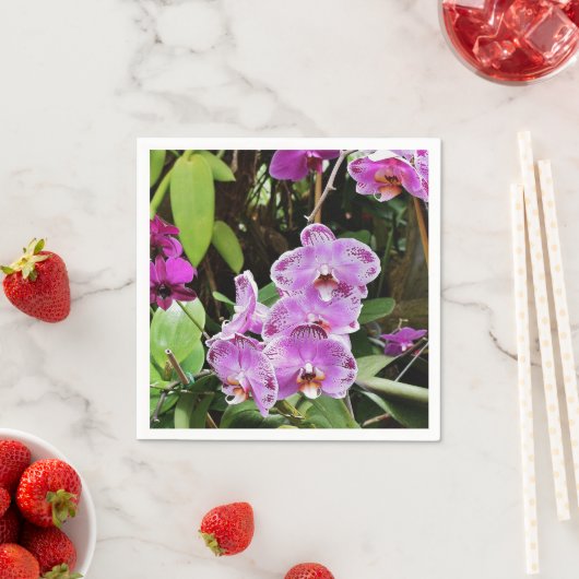 Orchideen Serviette (Beispiel)