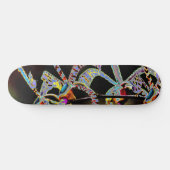Orchideen Skateboard (Horizontal)