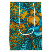 Orchideen-Spaß-Geschenktasche Mittlere Geschenktüte (Rückseite)