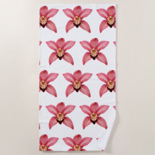 Orchideen Strandtuch