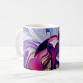 Orchideen-Tasse Kaffeetasse (Vorderseite Links)