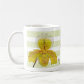 Orchideen-Tasse mit Café hazuki logo2 Kaffeetasse (Links)