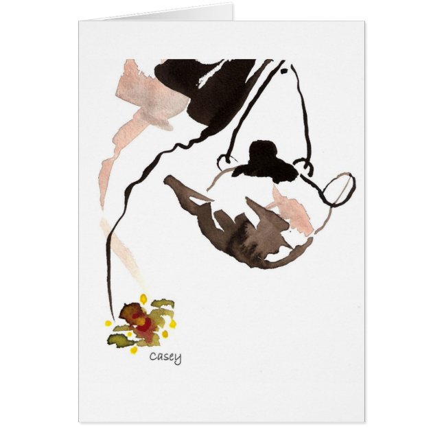 Orchideen-Tee-Karten (Vorne)