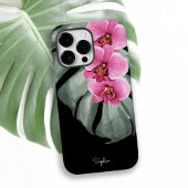 Orchideen Tropische Flora mit Ihrem Namen Case-Mate iPhone Hülle