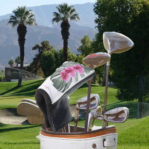 Orchideen Tropische Flora mit Ihrem Namen Golf Headcover