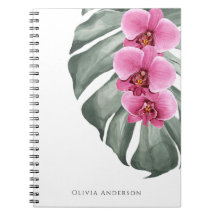 Orchideen tropische Wasserfarben