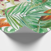 Orchideen u. Blumen Geschenkpapier (Ecke)