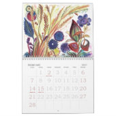 Orchideen und andere Blumen Kalender (Feb 2027)