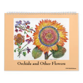 Orchideen und andere Blumen Kalender (Titelbild)