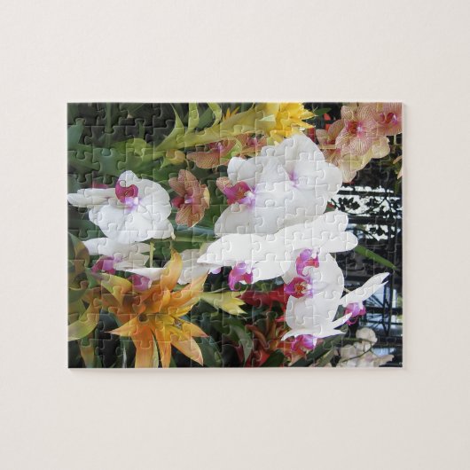 Orchideen und Eisen Puzzle (Horizontal)