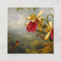 Orchideen und Hummingbird Heade