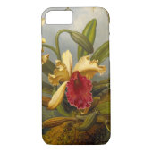 Orchideen und Hummingbird Heade Case-Mate iPhone Hülle (Rückseite)