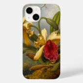 Orchideen und Hummingbird Heade Case-Mate iPhone Hülle (Rückseite)