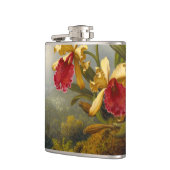 Orchideen und Hummingbird Heade Flachmann (Links)