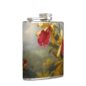 Orchideen und Hummingbird Heade Flachmann (Rechts)