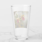 Orchideen und Hummingbird Heade Glas (Rückseite)